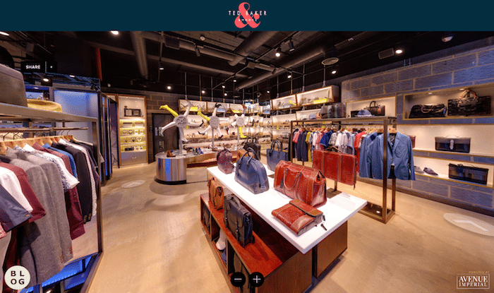 Ted Baker virtual store