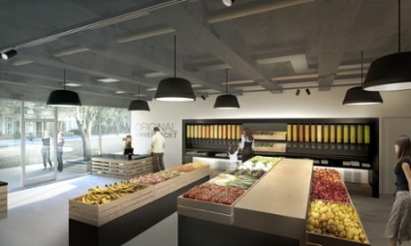 No-packaging supermarket in Berlin