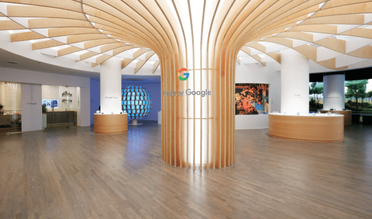 Google’s pop-up shop opened in Manhattan
